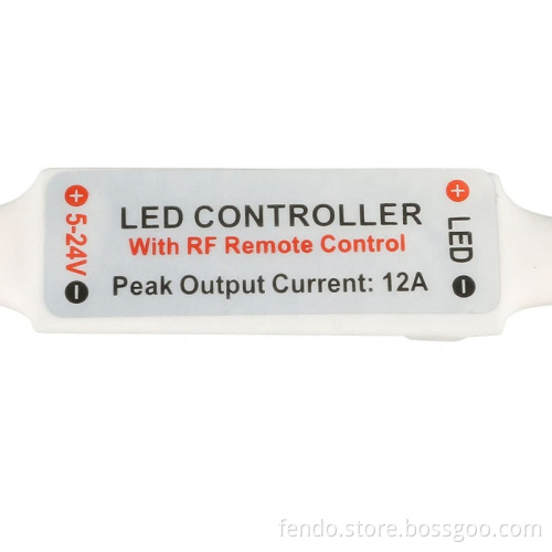 12A DC5V-24V Wireless RF Remote Control LED Controller for Strip Light